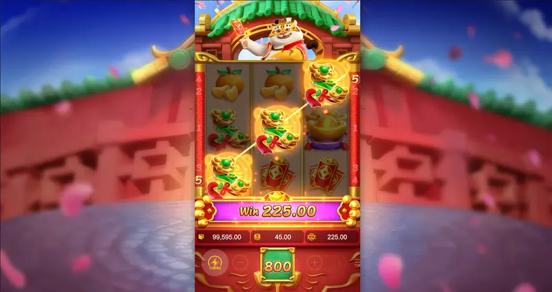 Fortune Tiger Feature — respins ativos com símbolos sticky no tigrinho